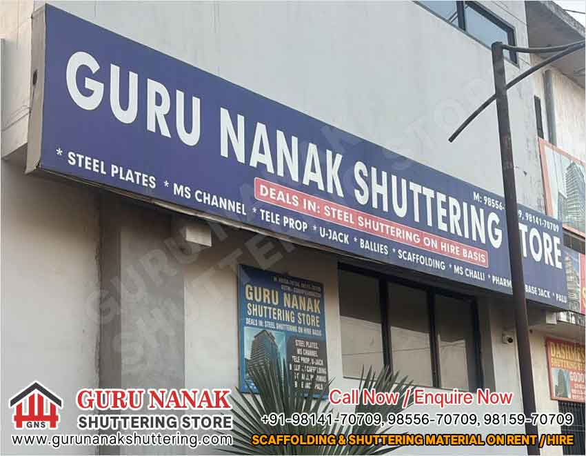 Shuttering Material on Hire Rental Scaffolding for Hire Rental Shuttering Store in Ludhiana Punjab India