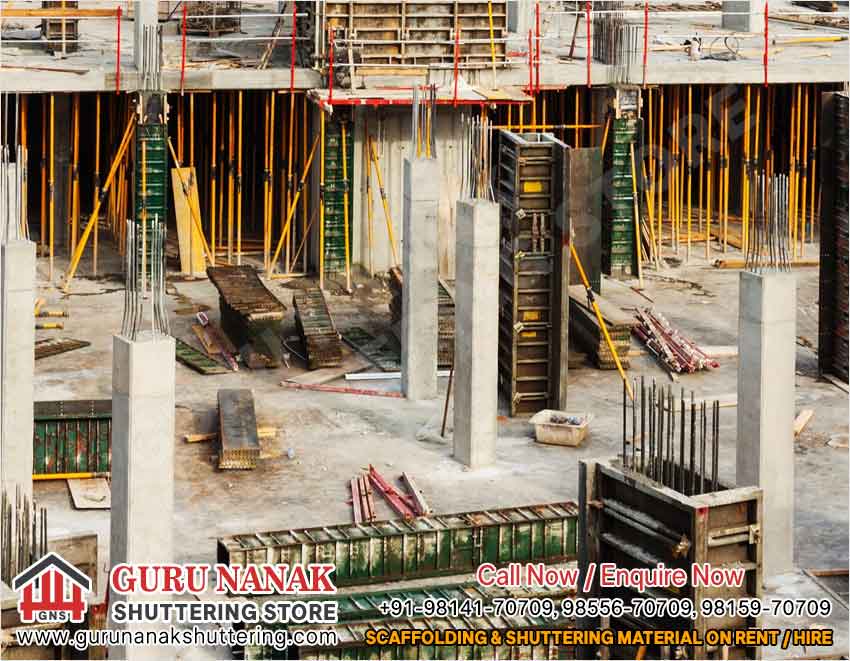 Shuttering Material on Hire Rental in India Punjab Ludhiana Scaffolding on Hire Rental Ludhiana Punjab India