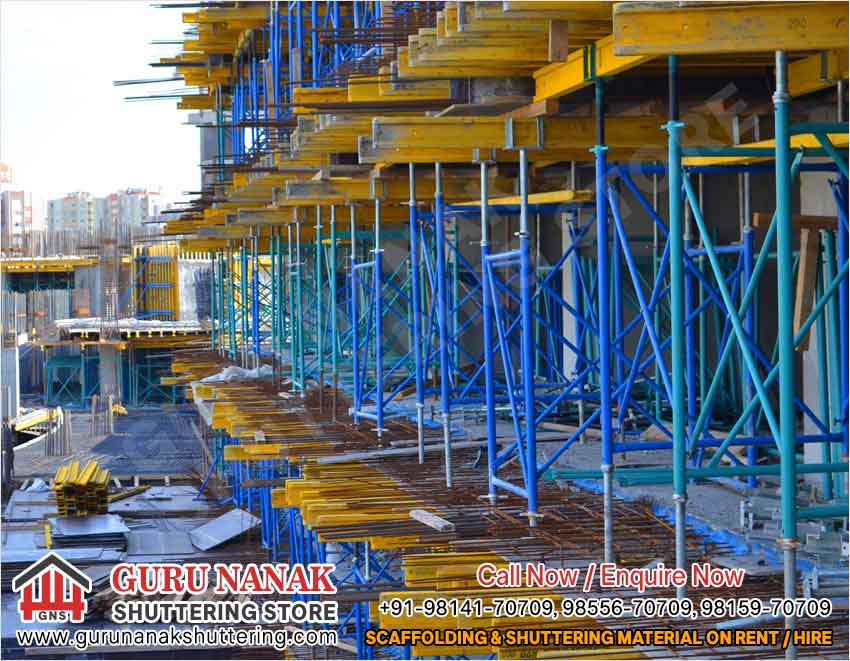 Shuttering Material on Hire Rental in India Punjab Ludhiana Scaffolding on Hire Rental Ludhiana Punjab India