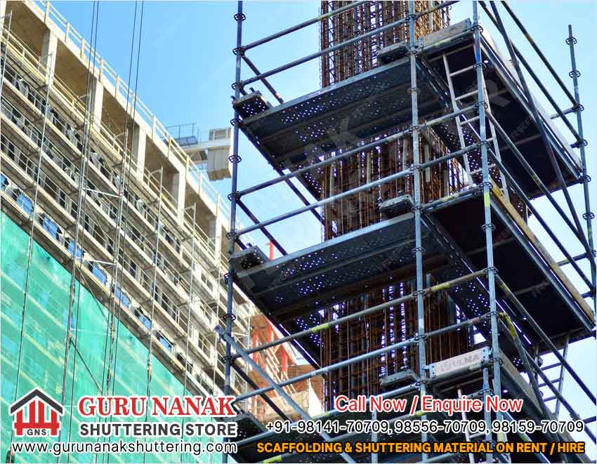 Shuttering Material on Hire Rental in India Punjab Ludhiana Scaffolding on Hire Rental Ludhiana Punjab India